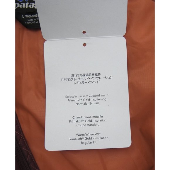 Patagonia Women's Nano Puff Hoody Jacket • Oxblood Red • Sz L - Picture 10 of 14